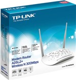 Ficha técnica e caractérísticas do produto Modem Roteador Wireless N Adsl2+ 300mbps Td-W8961n Tp-Link