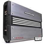 Ficha técnica e caractérísticas do produto Módulo Amplificador Classe A/B Hurricane H1 650.4 - 4 Canais - 600 Watts Rms