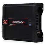 Ficha técnica e caractérísticas do produto Módulo Amplificador Digital SounDigital SD1600.1D EVO II Black - 1 Canal - 2090 Watts RMS