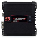 Ficha técnica e caractérísticas do produto Módulo Amplificador SounDigital SD1200 1D Evolution Ii 1200w Rms 1 Canal 2 Ohms
