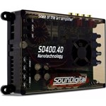 Ficha técnica e caractérísticas do produto Módulo Amplificador SounDigital SD400.4D 400W RMS 2 Ohms