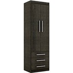 Ficha técnica e caractérísticas do produto Módulo para Guarda-Roupa R704 2 Portas e 3 Gavetas Grafite - Rodial