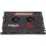 Ficha técnica e caractérísticas do produto Módulo Soundigital Sd800 4d Amplificador 800w - 4 Ohms
