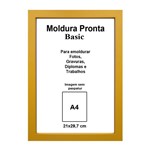 Ficha técnica e caractérísticas do produto Moldura Pronta 21x29,7 Basic Amarela Casa Castro