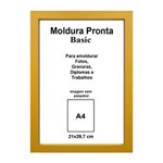 Ficha técnica e caractérísticas do produto Moldura Pronta 21x29,7 Basic Casa Castro - Amarelo