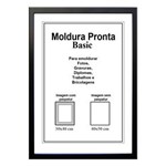 Ficha técnica e caractérísticas do produto Moldura Pronta 40x50 Basic Preta Casa Castro - Preto