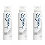 Ficha técnica e caractérísticas do produto Monange Desodorante Aerosol Sem Perfume 90g (Kit C/03)