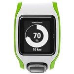 Ficha técnica e caractérísticas do produto Monitor Cardíaco Runner Cardio com GPS TomTom - Branco/Verde