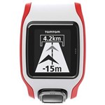 Ficha técnica e caractérísticas do produto Monitor Cardíaco Runner Cardio com GPS TomTom - Branco/Vermelho