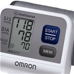 Ficha técnica e caractérísticas do produto Monitor de Pressão Arterial Automático de Pulso HEM 6111 Branco - Omron