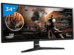 Monitor Gamer Full HD LG Curvo Widescreen IPS 34” - 34UC79-G