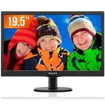 Ficha técnica e caractérísticas do produto Monitor LCD 19,5" HD Widescreen 203V5LHSB2 Philips