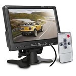 Ficha técnica e caractérísticas do produto Monitor Tft Lcd 7" Color Dvd Gps Câmeras de Ré