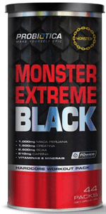 Ficha técnica e caractérísticas do produto Monster Extreme Black 44 Pack Probiotica - Probiótica