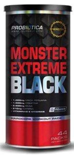 Ficha técnica e caractérísticas do produto Monster Extreme Black (44packs) Probiótica