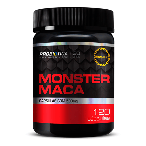 Ficha técnica e caractérísticas do produto Monster Maca (120caps) Probiótica