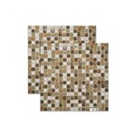 Mosaico Pedra e Vidro 30,5x30,5cm
