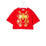 Ficha técnica e caractérísticas do produto Moschino Kids Camiseta com Logo Contrastante - Vermelho