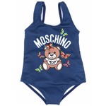 Ficha técnica e caractérísticas do produto Moschino Kids Maiô com Estampa Teddy - Azul
