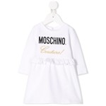 Ficha técnica e caractérísticas do produto Moschino Kids Vestido Esportivo com Logo - Branco