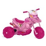 Ficha técnica e caractérísticas do produto Moto Elétrica Bandeirante Princesas Disney - Rosa