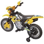 Ficha técnica e caractérísticas do produto Moto Elétrica Homeplay Motocross 244 – Amarelo