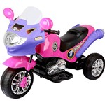 Moto Elétrica Infantil 247 Speed Chopper Pink e Roxo - Homeplay