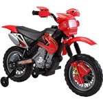 Ficha técnica e caractérísticas do produto Moto Elétrica Infantil 925800 Vermelho com Luz de Farol e Buzina - BelFix