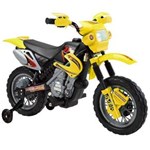 Ficha técnica e caractérísticas do produto Moto Elétrica Infantil Amarela 6V 9259 Belfix