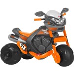 Ficha técnica e caractérísticas do produto Moto Elétrica Infantil Bandeirante Supersport - EL 6V - Cinza/Laranja