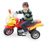 Ficha técnica e caractérísticas do produto Moto Elétrica Infantil Homeplay Speed Chopper - Vermelha