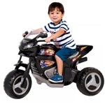 Ficha técnica e caractérísticas do produto Moto Elétrica Infantil Max Turbo Preta 6v Magic Toys