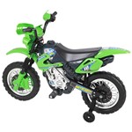 Ficha técnica e caractérísticas do produto Moto Elétrica Infantil Motocross 6V Verde Homeplay