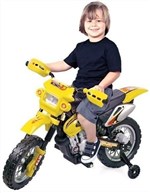 Ficha técnica e caractérísticas do produto Moto Elétrica Infantil Motocross Amarela - Bel Brink