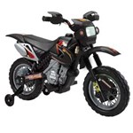 Ficha técnica e caractérísticas do produto Moto Elétrica Infantil Preta 6V 9260 Belfix