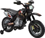 Ficha técnica e caractérísticas do produto Moto Elétrica Infantil Preto Bel Brink