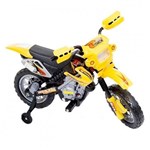 Ficha técnica e caractérísticas do produto Moto Eletrica Intanfil Amarela Recarregavel Bivolt Motocross Bel