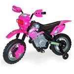 Ficha técnica e caractérísticas do produto Moto Elétrica Mitro Infantil Motocross 242 - Rosa
