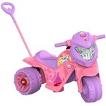 Ficha técnica e caractérísticas do produto Moto Elétrica Princesas Disney Rosa, Bandeirante