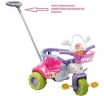 Ficha técnica e caractérísticas do produto Motoca Tico Tico Zoom Meg Rosa 2711 Magic Toys Triciclo