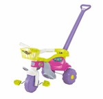 Ficha técnica e caractérísticas do produto Motoca Triciclo Festa Rosa com Cestinha - Magic Toys