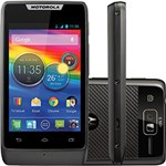 Ficha técnica e caractérísticas do produto Motorola RAZR D1 XT915 com TV Digital Preto Desbloqueado - Android 4.1 3G Wi-Fi Câmera 5MP GPS