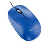 Ficha técnica e caractérísticas do produto Mouse Box Óptico USB Azul - MO293 - Multilaser