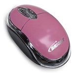 Ficha técnica e caractérísticas do produto Mouse Bright Malasia Óptico USB - Rosa