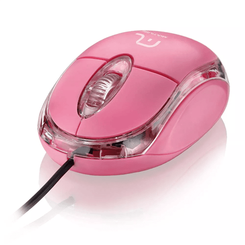 Ficha técnica e caractérísticas do produto Mouse Classic Optico Pink Usb Multilaser