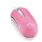 Ficha técnica e caractérísticas do produto Mouse Classic Rosa Usb Optico 800dpi - Multilaser MO170