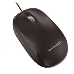 Ficha técnica e caractérísticas do produto Mouse com Fio 1200DPI USB, Preto, MO255 - Multilaser