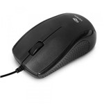 Ficha técnica e caractérísticas do produto Mouse com Fio 115cm USB Sensor Ótico MS-25BK PRETO C3 Tech