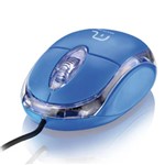 Ficha técnica e caractérísticas do produto Mouse com Fio Azul MO001 Multilaser
