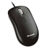 Ficha técnica e caractérísticas do produto Mouse com Fio Basic Optical Black USB - Microsoft